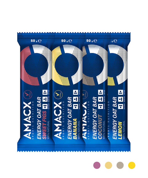 Amacx Energy Oat Bar in four flavours